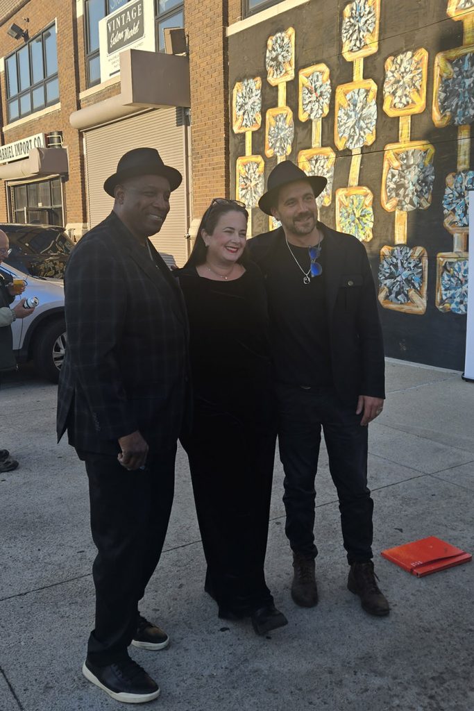 Hubert and Nico with the Consul of Italy in Detroit, Allegra Baistrocchi.